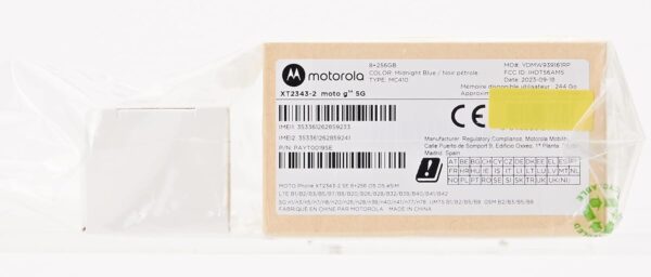 Motorola Moto G54 Dual-SIM 256GB ROM + 8GB RAM (Only GSM | No CDMA) Factory Unlocked 5G Smartphone (Midnight Blue) - International Version - Image 11