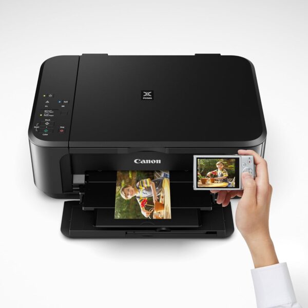 Canon Pixma MG3620 Wireless All-In-One Color Inkjet Printer with Mobile and Tablet Printing, Black - Image 4