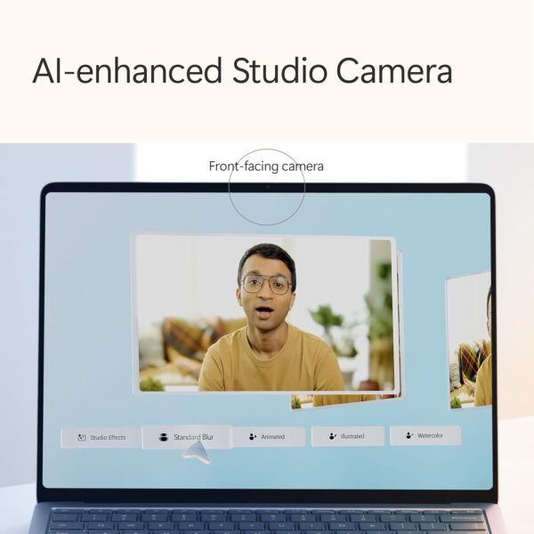 Microsoft Surface Laptop (2024), Windows 11 Copilot+ PC, 13.8" Touchscreen Display, Snapdragon X Plus (10 core), 16GB RAM, 512GB SSD Storage, Sapphire - Image 6