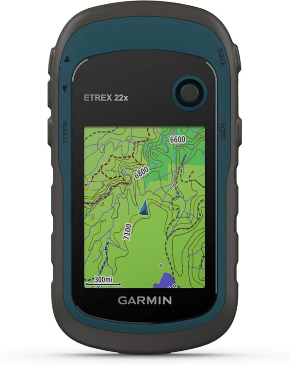 Garmin 010-02256-00 eTrex 22x, Rugged Handheld GPS Navigator, Black/Navy - Image 2