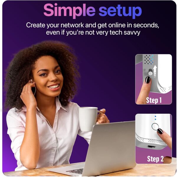 Mucard Fastest WiFi Extender/Booster | Latest Release Up to 74% Faster | Broader Coverage Than Ever WiFi Signal Booster for Home | Internet Booster WiFi Repeater, w/Ethernet Port, Made for USA - Image 4