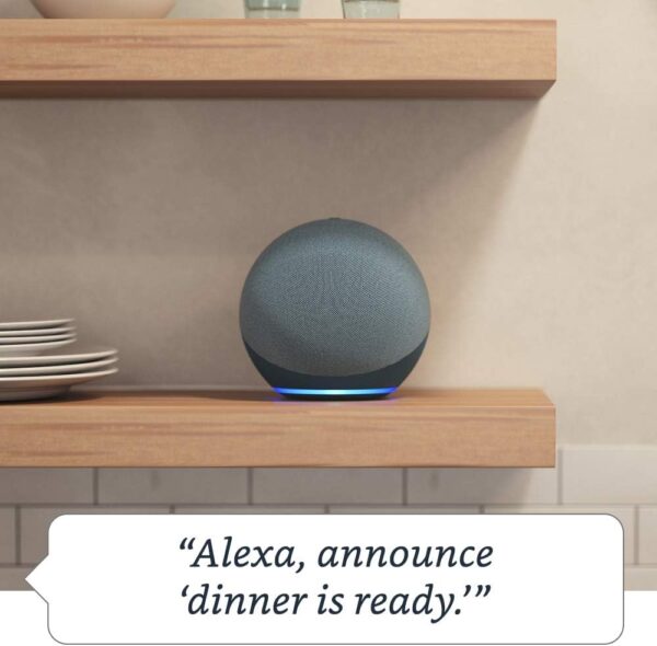 Amazon Echo (4th Gen) | With premium sound, smart home hub, and Alexa | Glacier White - Image 6