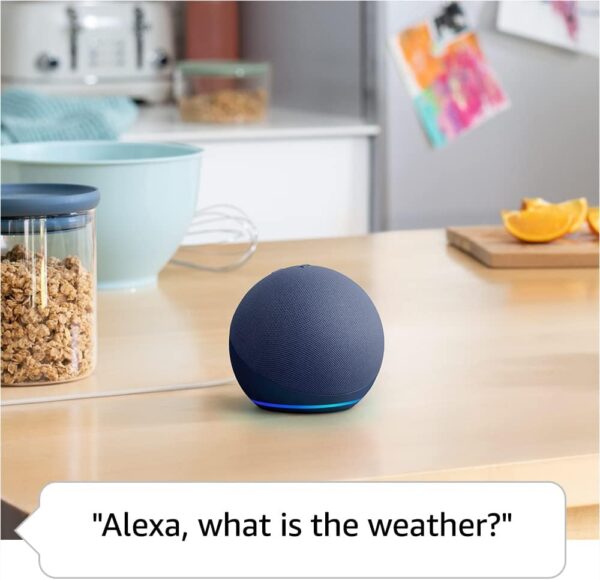 Certified Refurbished Echo Dot (5th Gen, 2022 release) | With bigger vibrant sound, helpful routines and Alexa | Charcoal - Image 4