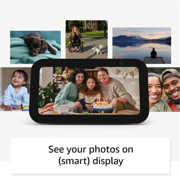 Like-new Echo Show 5 (3rd Gen, 2023 release) | Smart display with 2x the bass and clearer sound | Charcoal - Image 5