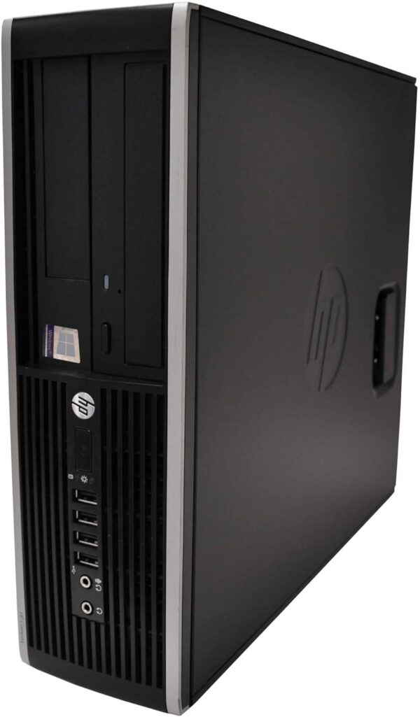 HP Elite Desktop PC Computer | Intel Quad-Core i5 | 8GB Ram | 1TB HDD | 24 Inch LCD Monitor (1080p HDMI) | Wireless Keyboard and Mouse | WiFi + Bluetooth | Windows 10 (6200) (Renewed) - Image 3