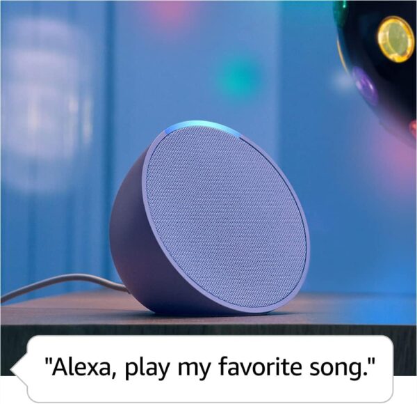Certified Refurbished Echo Pop | Full sound compact smart speaker with Alexa | Charcoal - Image 3
