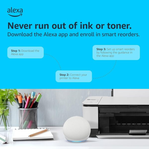 Canon PIXMA TR8620a - All-in-One Printer Home Office|Copier|Scanner|Fax|Auto Document Feeder | Photo, Document | Airprint (R), Android, Black, Works with Alexa - Image 10