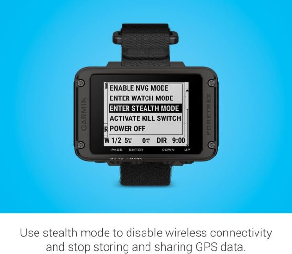Garmin Foretrex 801, Wrist-Mounted GPS Navigation with Strap, Upgraded Multi-Band GNSS, Longer Battery Life - Image 5