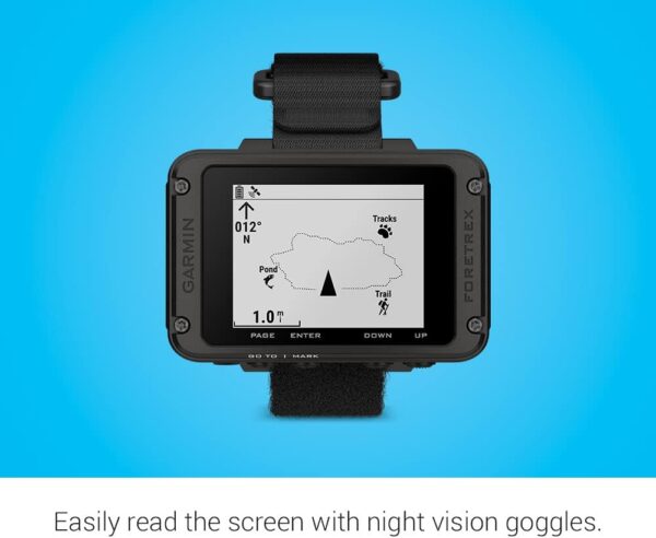 Garmin Foretrex 801, Wrist-Mounted GPS Navigation with Strap, Upgraded Multi-Band GNSS, Longer Battery Life - Image 6