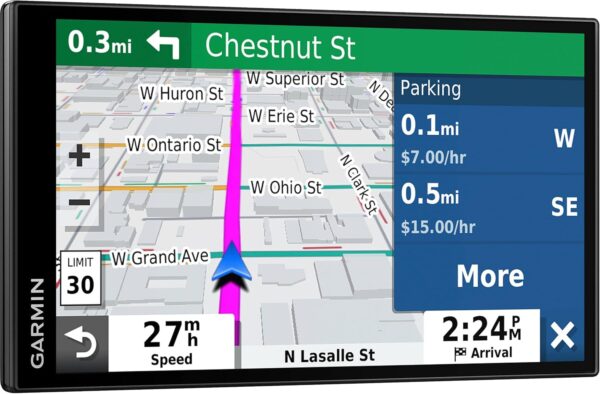 Garmin DriveSmart 65 & Traffic: GPS Navigator with a 6.95 inches Display, Hands-Free Calling, Included Traffic alerts and Information to enrich Road Trips (Renewed) - Image 5