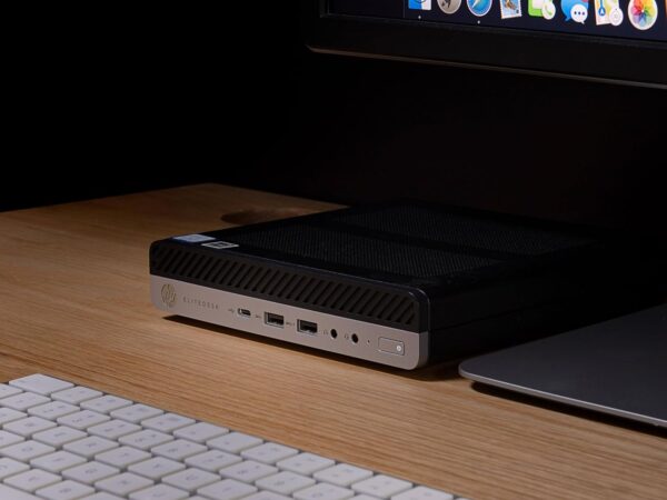 HP EliteDesk 800 G4 Mini Desktop with New 24" FHD Monitor and RGB Speakers PC Set, Core i5-8500T, 16GB RAM, 256GB SSD, Windows 11 Pro (Renewed) - Image 5