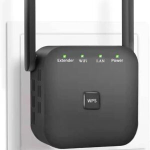 2024 Newest WiFi Extender, WiFi Repeater, WiFi Booster, Covers Up to 8640 Sq.ft and 60 Devices, Internet Booster - with Ethernet Port, Quick Setup, Home Wireless Signal Booster