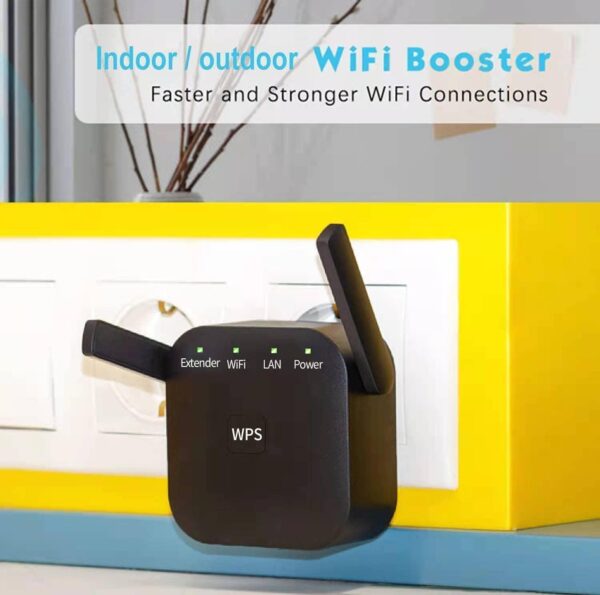 2024 Newest WiFi Extender, WiFi Repeater, WiFi Booster, Covers Up to 8640 Sq.ft and 60 Devices, Internet Booster - with Ethernet Port, Quick Setup, Home Wireless Signal Booster - Image 3