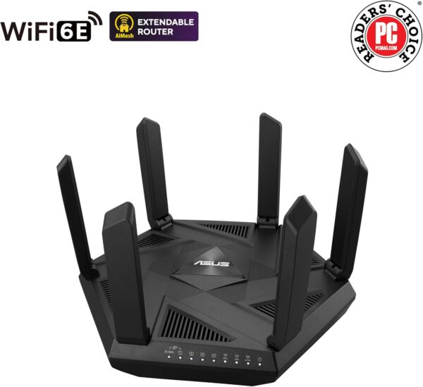 ASUS RT-AXE7800 Tri-band WiFi 6E (802.11ax) Router, 6GHz Band, ASUS Safe Browsing, Upgraded Network Security, Instant Guard, Built-in VPN Features, Parental Controls, 2.5G Port, AiMesh Support - Image 10
