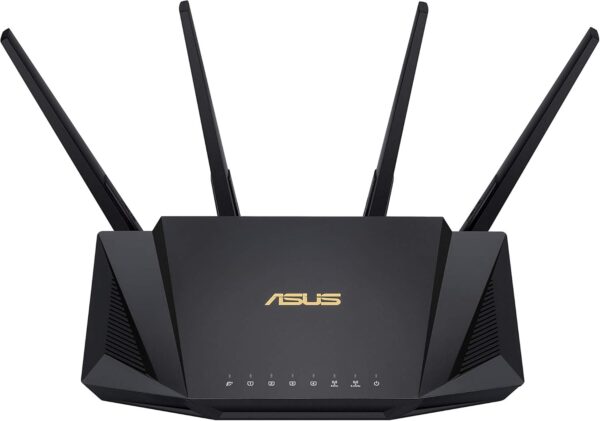 ASUS RT-AX3000 Ultra-Fast Dual Band Gigabit Wireless Router - Next Gen WiFi 6, Adaptive QoS, and AiProtection by Trend Micro | 1x WAN, 4x 1G LAN, 1x USB 3.0 - AiMesh Compatible - Image 5