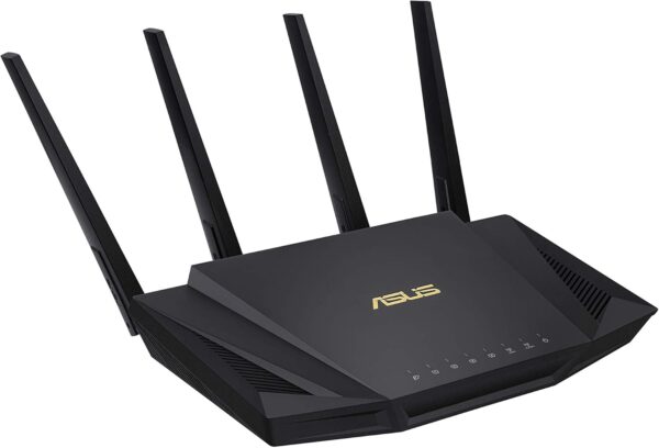 ASUS RT-AX3000 Ultra-Fast Dual Band Gigabit Wireless Router - Next Gen WiFi 6, Adaptive QoS, and AiProtection by Trend Micro | 1x WAN, 4x 1G LAN, 1x USB 3.0 - AiMesh Compatible - Image 6