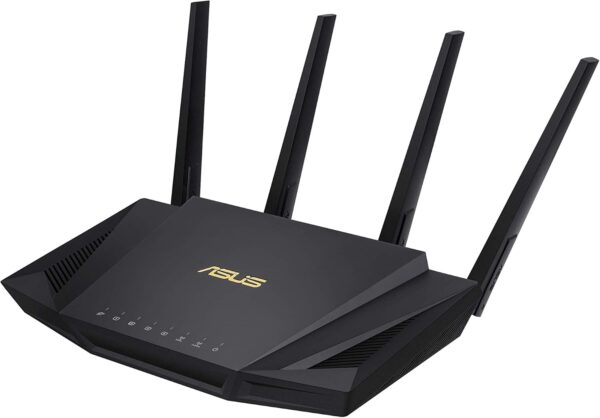 ASUS RT-AX3000 Ultra-Fast Dual Band Gigabit Wireless Router - Next Gen WiFi 6, Adaptive QoS, and AiProtection by Trend Micro | 1x WAN, 4x 1G LAN, 1x USB 3.0 - AiMesh Compatible - Image 7