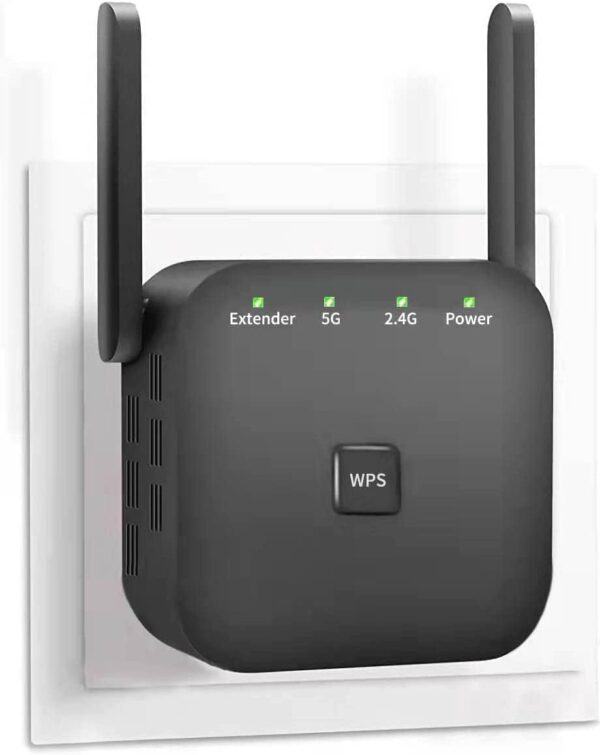 2024 Newest WiFi Extender, WiFi Repeater, WiFi Booster, Covers Up to 9860 Sq.ft and 60 Devices, Internet Booster - with Ethernet Port, Quick Setup, Home Wireless Signal Booster