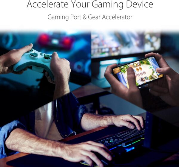 ASUS RT-AX82U (AX5400) Dual Band WiFi 6 Extendable Gaming Router, Gaming Port, Mobile Game Mode, Aura RGB, Included AiProtection Pro Security, Instant Guard, VPN, AiMesh Compatible - Image 5