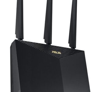 ASUS RT-AX86U Pro (AX5700) Dual Band WiFi 6 Extendable Gaming Router, 2.5G Port, Gaming Port, Mobile Game Mode, Port Forwarding, Subscription-free Network Security, VPN, AiMesh Compatible