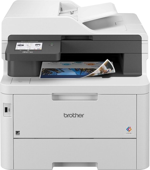 Brother MFC-L3780CDW Wireless Digital Color All-in-One Printer with Laser Quality Output, Single Pass Duplex Copy & Scan | Includes 2 Month Refresh Subscription Trial ¹ Amazon Dash Replenishment Ready