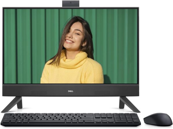 Dell Inspiron 5415 All in One Desktop - 23.8-inch FHD (1920x1080) Display, AMD Ryzen 3-7330U, 8GB DDR4 RAM, 512GB SSD, AMD Radeon Graphics, Windows 11 Home, Onsite Service - Black