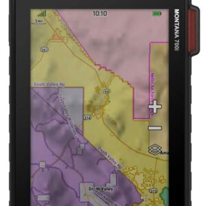 Garmin Montana 700i, Rugged GPS Handheld with Built-in inReach Satellite Technology, Glove-Friendly 5" Color Touchscreen