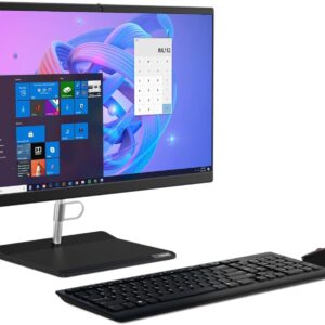 Lenovo Newest All-in-one Desktop Computer, 21.5" FHD IPS Display, 16GB RAM, 256GB Storage, Intel Dual-Core Processor, Wi-Fi, Webcam, DVD-RW, HDMI, Mouse and Keyboard, Windows 11 Pro