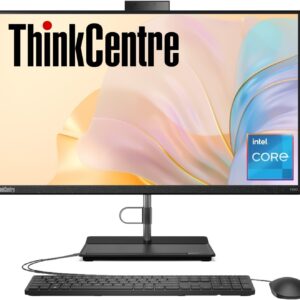 Lenovo ThinkCentre All-in-One Business Computer, 23.8" FHD Display, 12th Gen Intel 6-Core Processor, 32GB RAM, 1TB PCIe SSD, Wi-Fi, HDMI, Webcam, DVD-RW, Windows 11 Pro