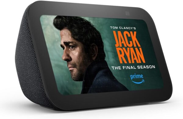 Like-new Echo Show 5 (3rd Gen, 2023 release) | Smart display with 2x the bass and clearer sound | Charcoal - Image 2
