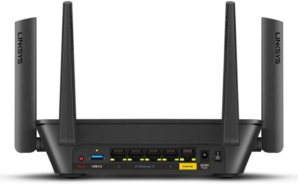 Linksys MR8300 Mesh Wi-Fi Router (Tri-Band Router speeds up to 2.2GHz, Wireless Mesh Router for Home AC2200, 716Mhz Quad-core Processor, 2,000 sq. ft Coverage) MU-MIMO Fast Wireless Router (Renewed) - Image 2