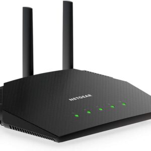 NETGEAR Nighthawk WiFi 6 Router (R6700AX) AX1800 1.8Gbps Wireless Speed – Dual-Band Gigabit Internet Router – Covers 1,500 sq. ft., 20 Devices – Built-in VPN, Gaming, Alexa Enabled