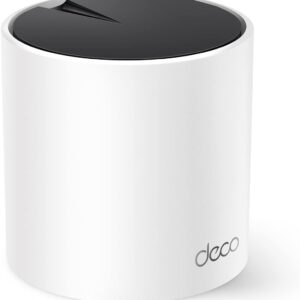TP-Link Deco AX3000 WiFi 6 Mesh System Deco X55- Covers up to 2500 Sq.Ft., Replaces Wireless Router and Extender, 3 Gigabit Ports, Supports Ethernet Backhaul(1-Pack)