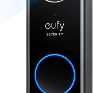 eufy Security Video Doorbell E340 (Battery Powered), Dual Cameras with Delivery Guard, 2K Full HD and Color Night Vision, HomeBase S380 Compatible, No Monthly Fee